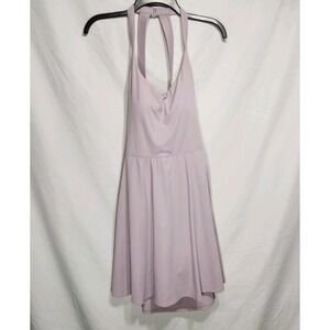 HALARA Backless Twisted Softlyzero Airy Fabric Active Dress Size 1X‎ Purple